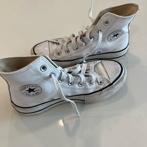 Leather High Top Converse